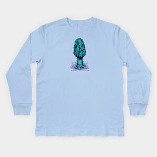 Blue Morel Kids Long Sleeve T-Shirt